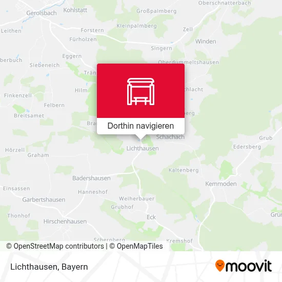 Lichthausen Karte
