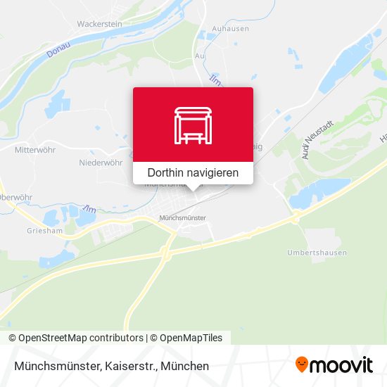 Münchsmünster, Kaiserstr. Karte