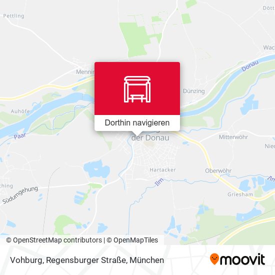 Vohburg, Regensburger Straße Karte