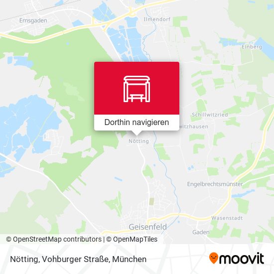 Nötting, Vohburger Straße Karte