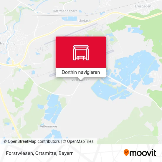 Forstwiesen, Ortsmitte Karte