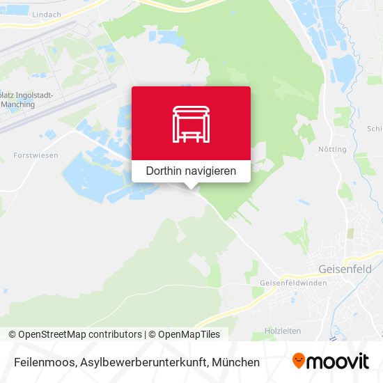 Feilenmoos, Asylbewerberunterkunft Karte