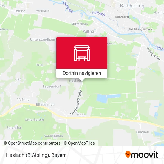 Haslach (B.Aibling) Karte