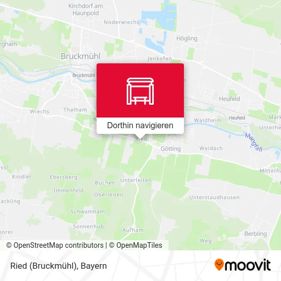 Ried (Bruckmühl) Karte