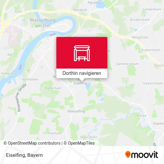Eiselfing Karte