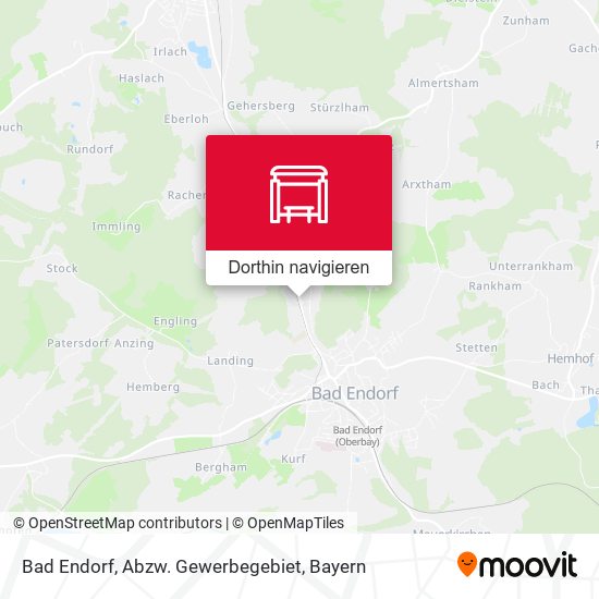 Bad Endorf Abzw. Gewerbegebiet Karte