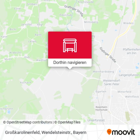 Großkarolinenfeld, Wendelsteinstr. Karte