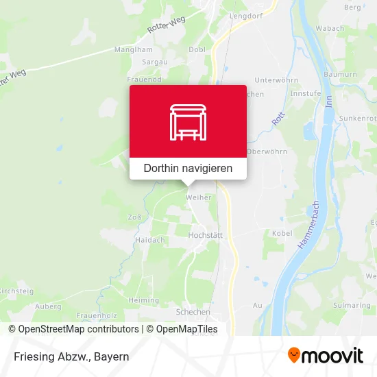 Friesing Abzw. Karte