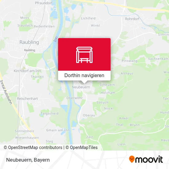 Neubeuern Karte