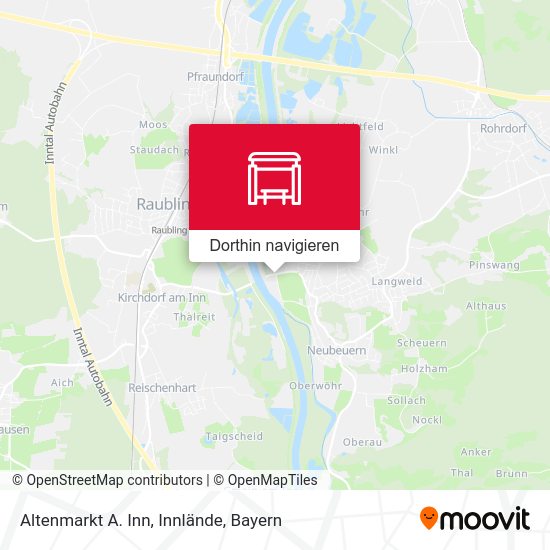 Altenmarkt A. Inn, Innlände Karte