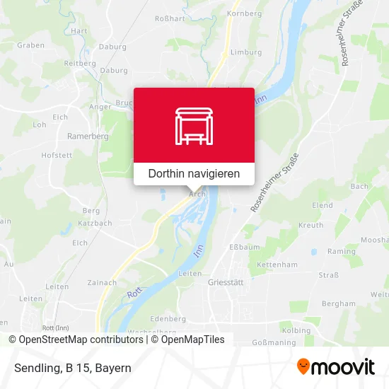 Sendling, B 15 Karte