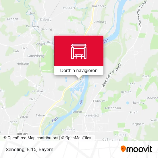 Sendling, B 15 Karte