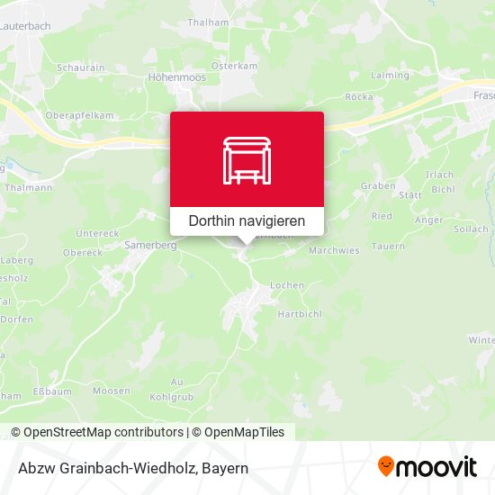 Abzw Grainbach-Wiedholz Karte