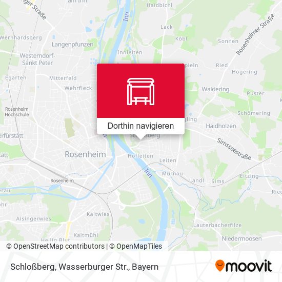 Schloßberg, Wasserburger Str. Karte