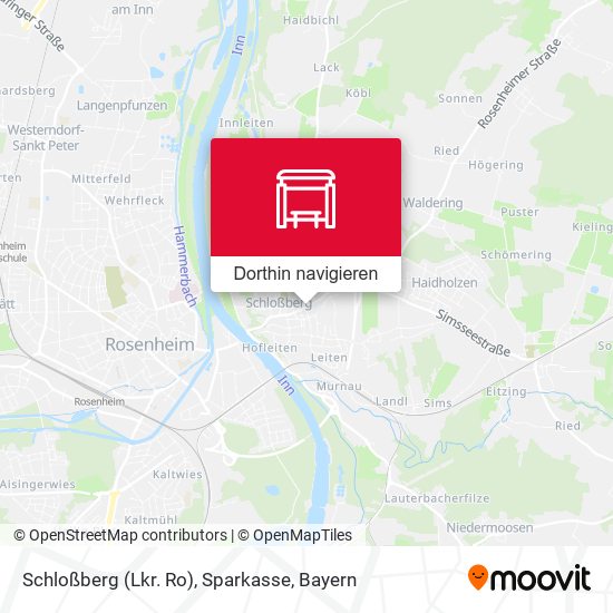 Schloßberg (Lkr. Ro), Sparkasse Karte