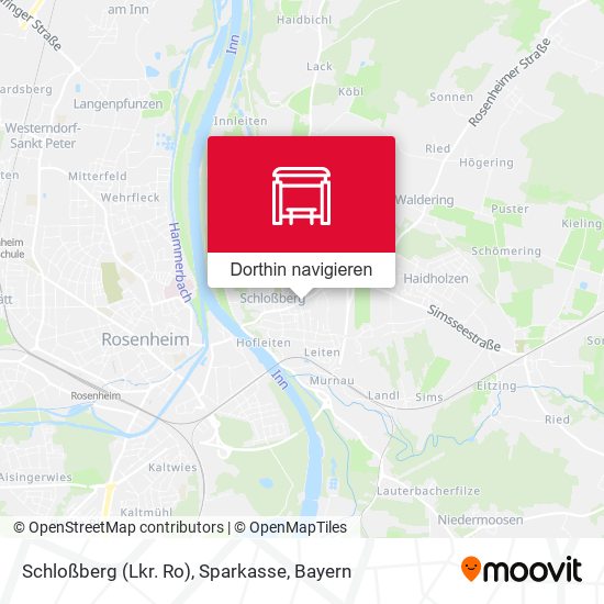 Schloßberg (Lkr. Ro), Sparkasse Karte