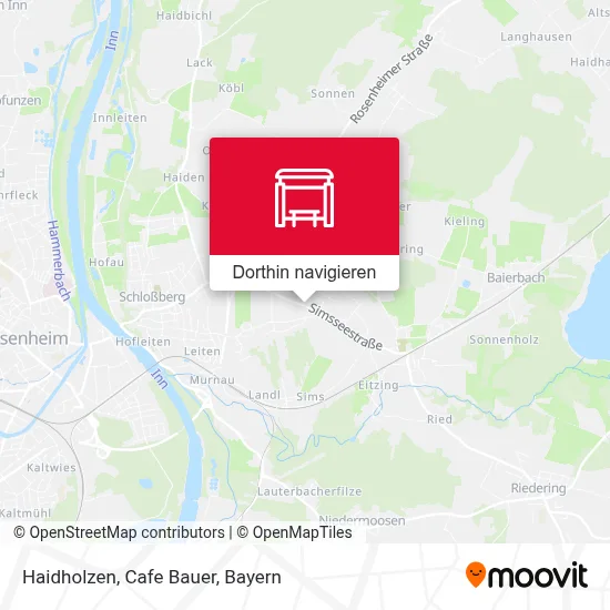 Haidholzen, Cafe Bauer Karte