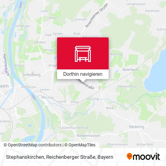 Stephanskirchen, Reichenberger Straße Karte