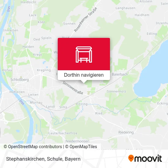 Stephanskirchen, Schule Karte