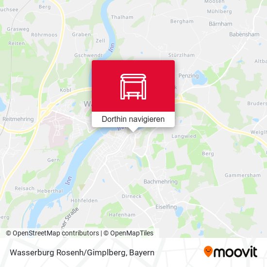 Wasserburg Rosenh/Gimplberg Karte