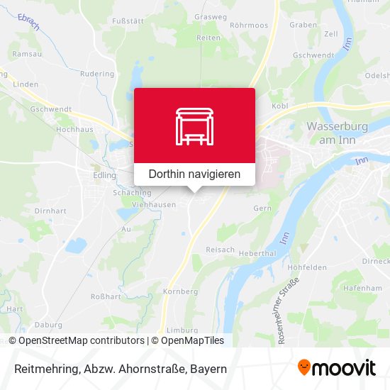 Reitmehring, Abzw. Ahornstraße Karte
