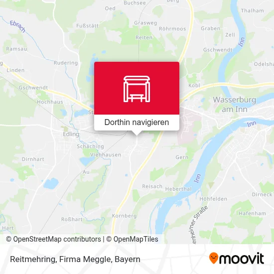Reitmehring, Firma Meggle Karte