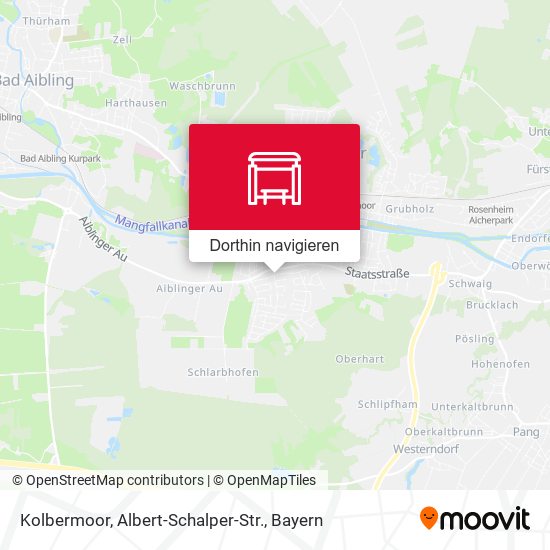 Kolbermoor, Albert-Schalper-Str. Karte