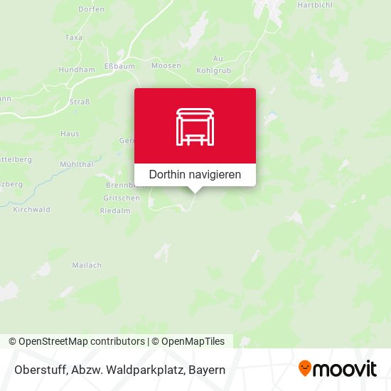 Oberstuff, Abzw. Waldparkplatz Karte