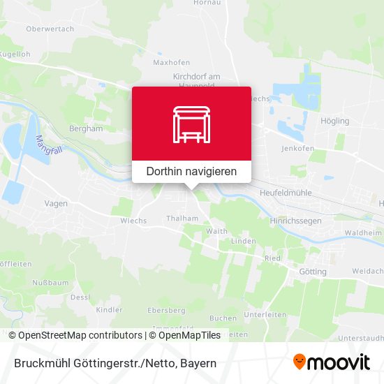 Bruckmühl Göttingerstr./Netto Karte