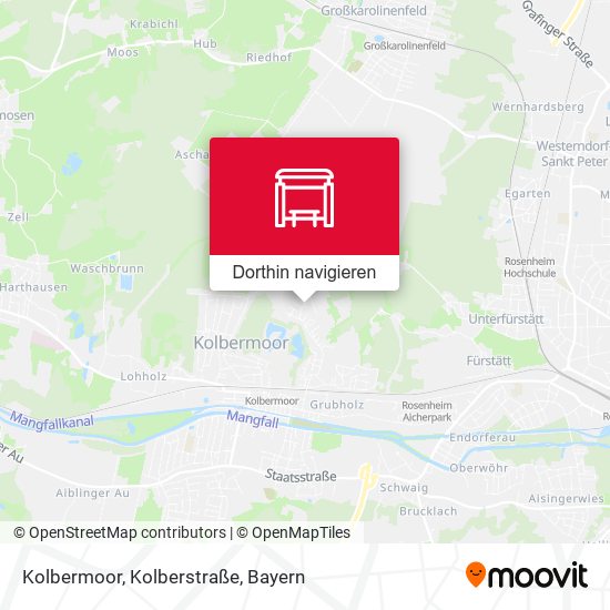 Kolbermoor, Kolberstraße Karte