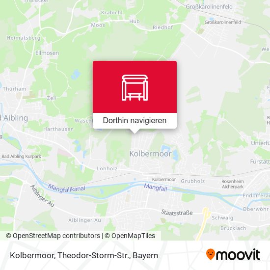 Kolbermoor, Theodor-Storm-Str. Karte