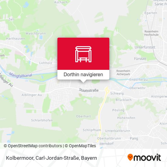 Kolbermoor, Carl-Jordan-Straße Karte