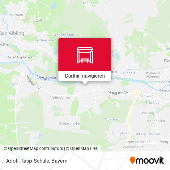 Adolf-Rasp-Schule Karte
