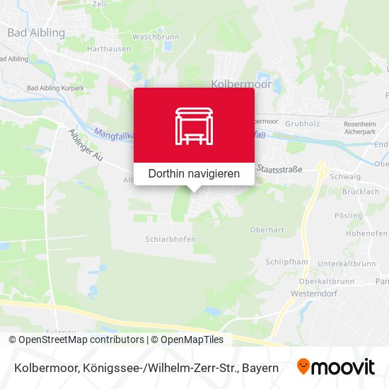 Kolbermoor, Königssee- / Wilhelm-Zerr-Str. Karte