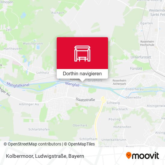 Kolbermoor, Ludwigstraße Karte
