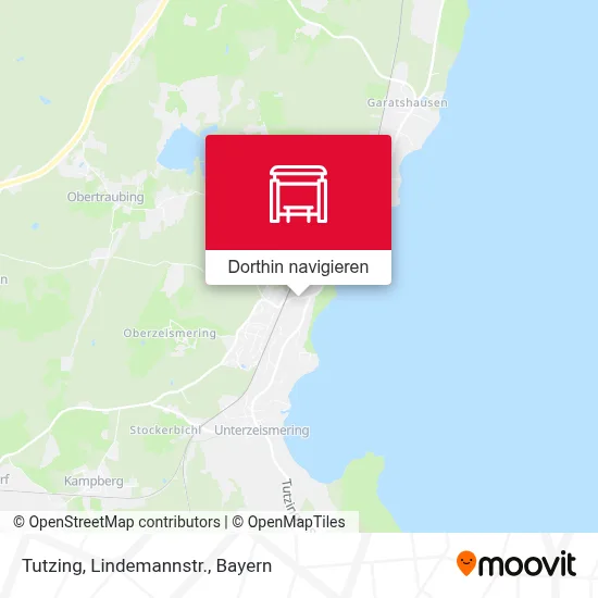 Tutzing, Lindemannstr. Karte
