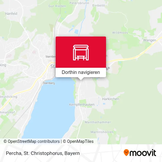 Percha, St. Christophorus Karte