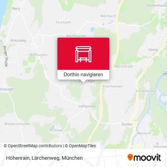 Höhenrain, Lärchenweg Karte