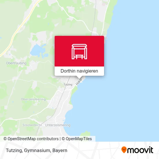 Tutzing, Gymnasium Karte