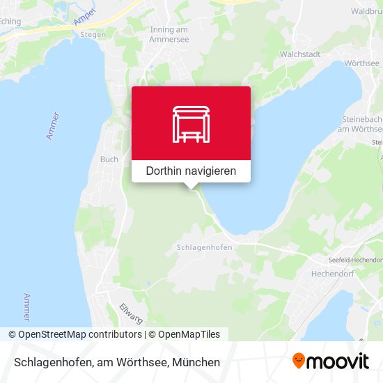 Schlagenhofen, am Wörthsee Karte