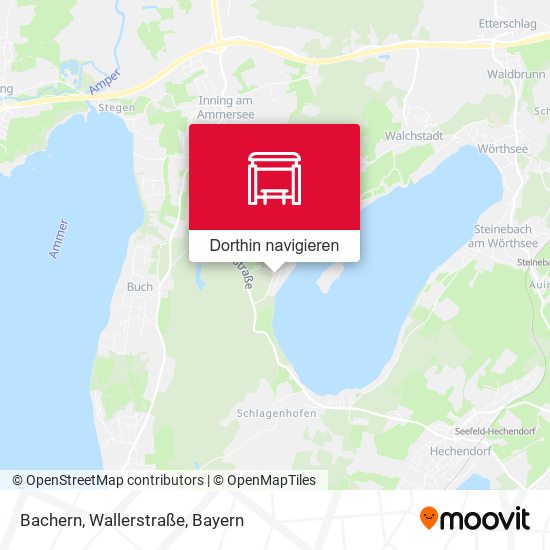 Bachern, Wallerstraße Karte