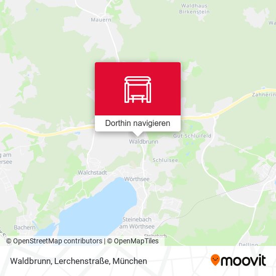 Waldbrunn, Lerchenstraße Karte