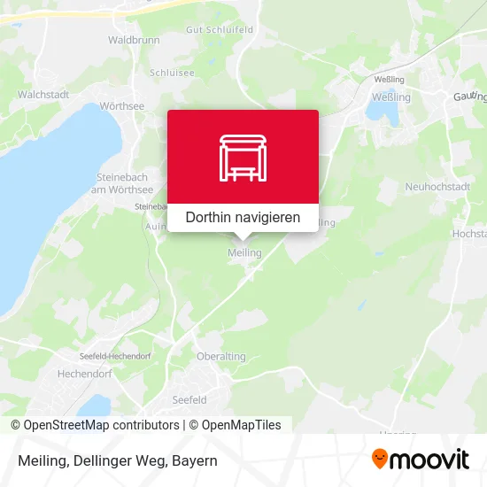 Meiling, Dellinger Weg Karte