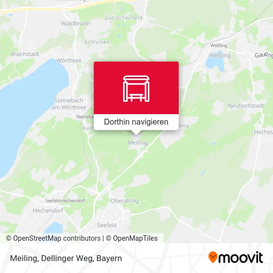 Meiling, Dellinger Weg Karte