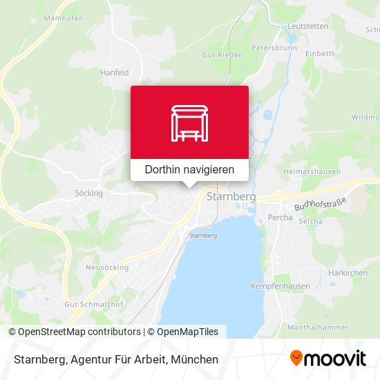 Starnberg, Agentur Für Arbeit Karte