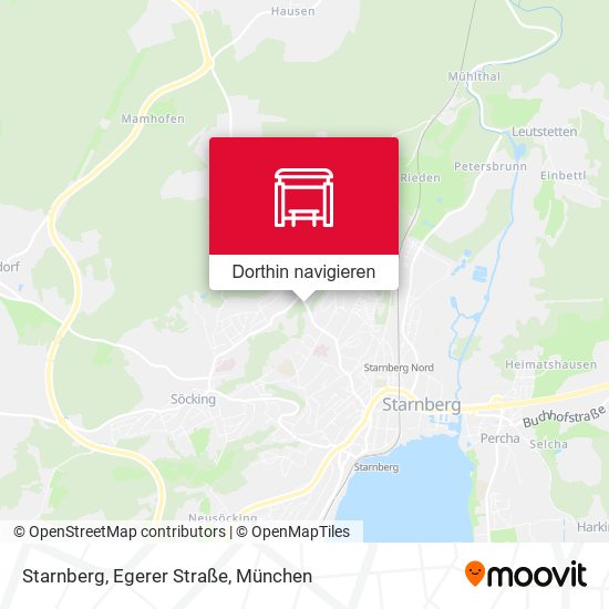 Starnberg, Egerer Straße Karte
