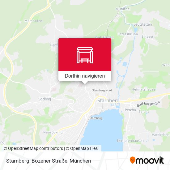 Starnberg, Bozener Straße Karte