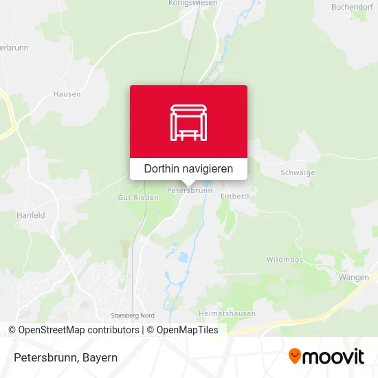 Petersbrunn Karte