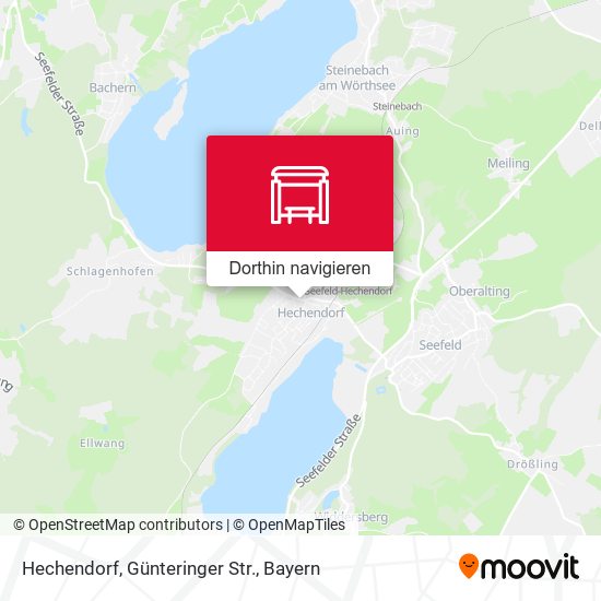 Hechendorf, Günteringer Str. Karte
