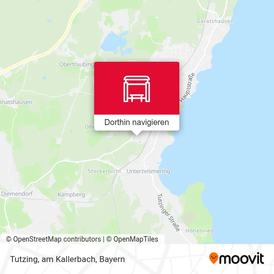 Tutzing, am Kallerbach Karte